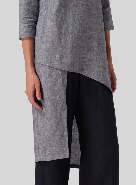 Linen Asymmetrical Tunic