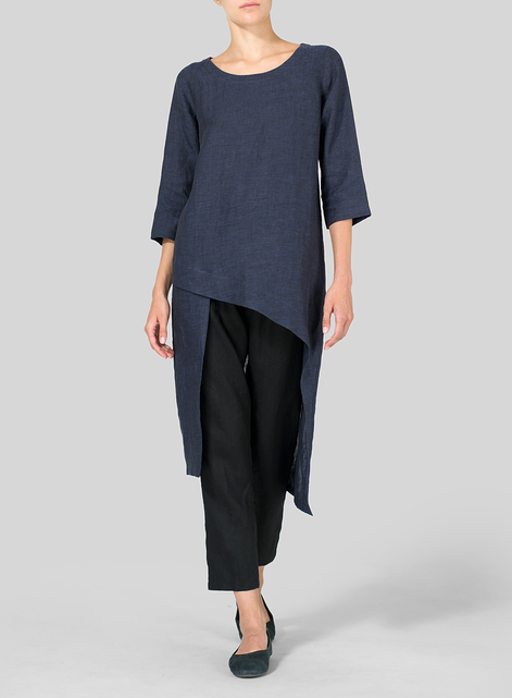 Linen Asymmetrical Tunic