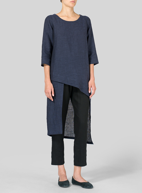 Linen Asymmetrical Tunic