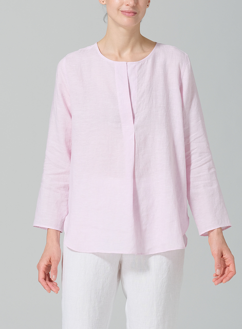 Linen L/S Relaxed Fit Blouse