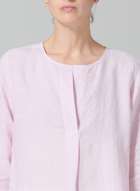 Linen L/S Relaxed Fit Blouse