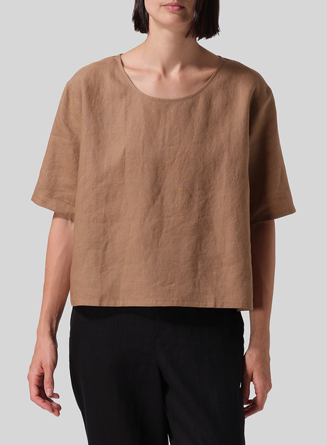 Linen Classic Boxy Top