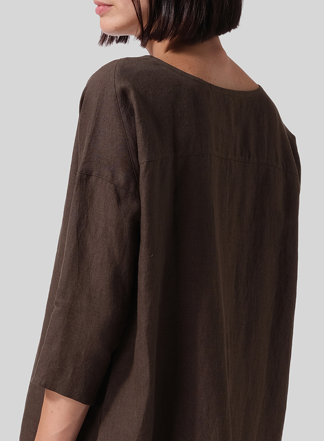 Linen Oversized Top