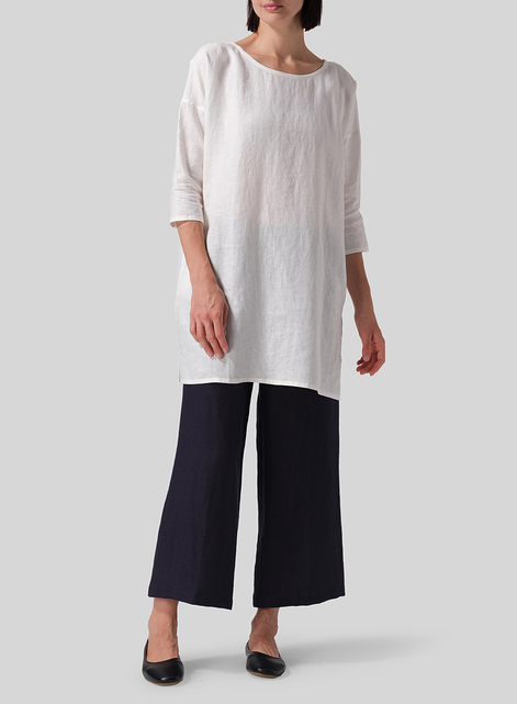 Linen Oversized Top