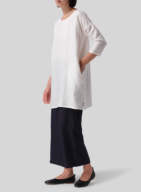 Linen Oversized Top