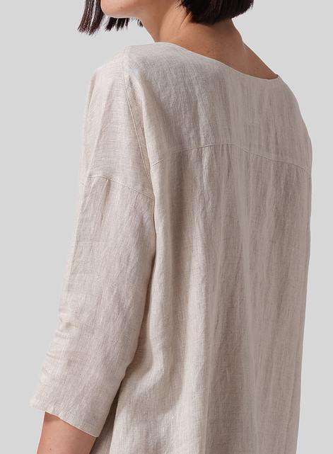 Linen Oversized Top