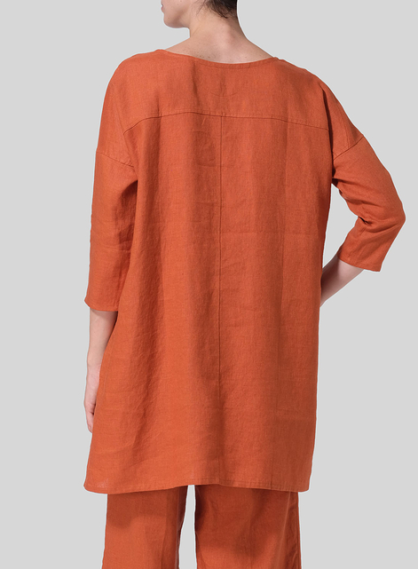 Linen Oversized Top