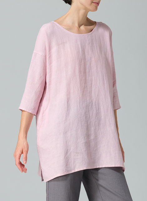 Linen Oversized Top