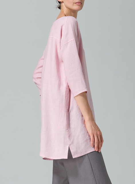 Linen Oversized Top