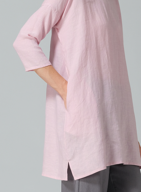 Linen Oversized Top