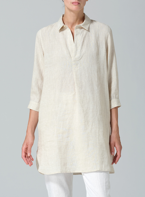 Linen Classic Shirt Tunic