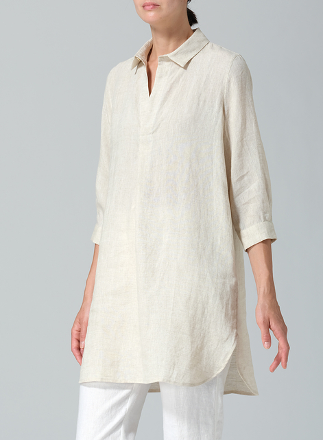 Linen Classic Shirt Tunic