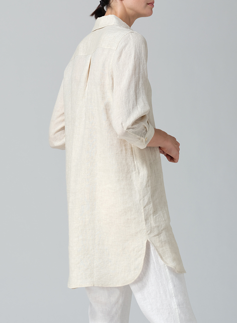 Linen Classic Shirt Tunic