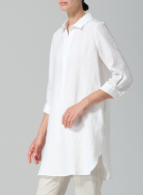 Linen Classic Shirt Tunic