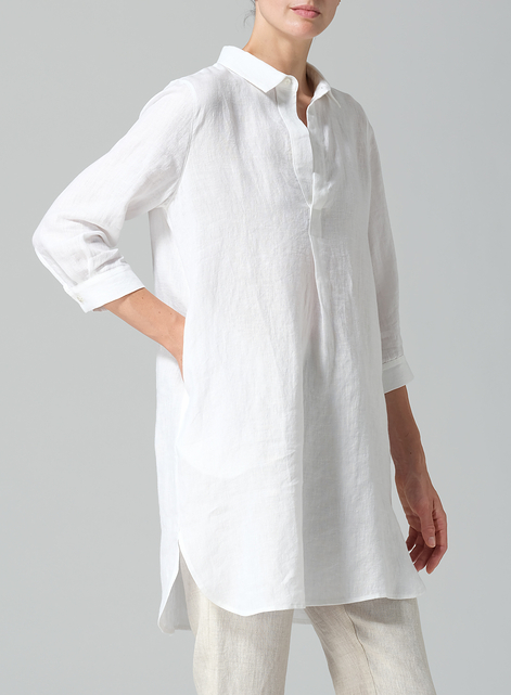 Linen Classic Shirt Tunic