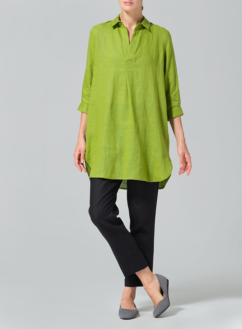 Linen Classic Shirt Tunic