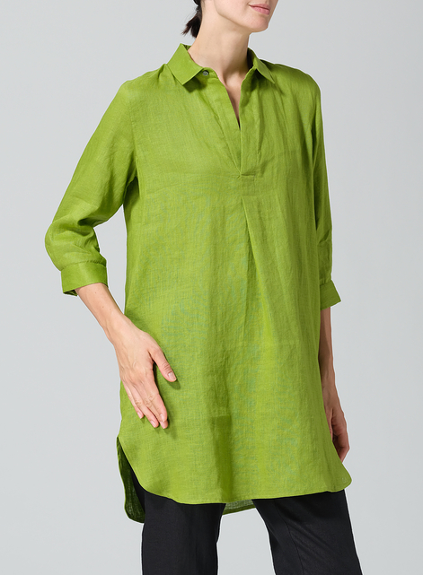 Linen Classic Shirt Tunic