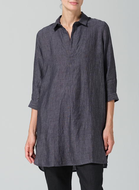 Linen Classic Shirt Tunic