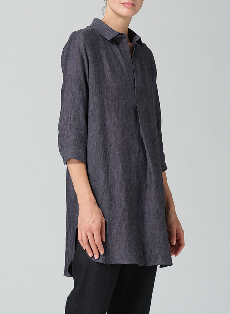 Linen Classic Shirt Tunic