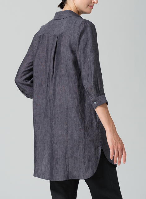 Linen Classic Shirt Tunic