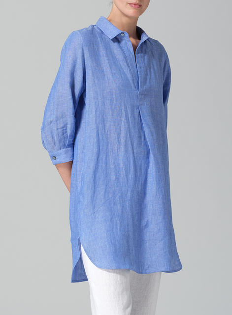 Linen Classic Shirt Tunic