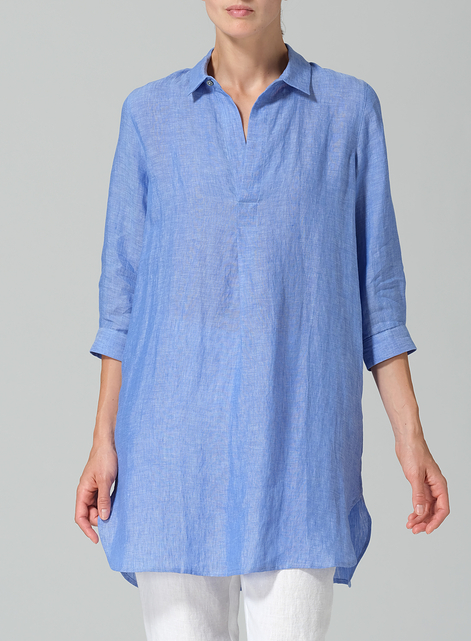 Linen Classic Shirt Tunic