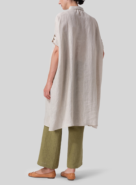 Linen Oversized Monk Tunic