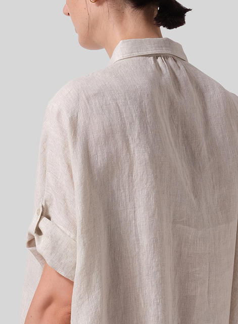 Linen Oversized Monk Tunic