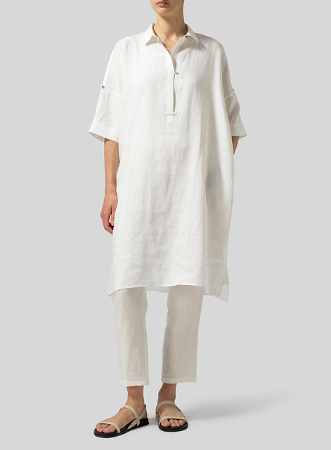 Linen Oversized Monk Tunic