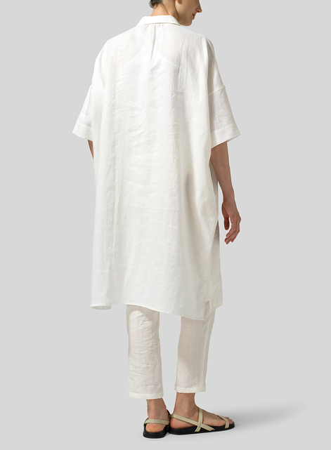 Linen Oversized Monk Tunic