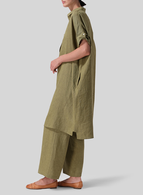 Linen Oversized Monk Tunic