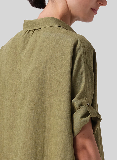 Linen Oversized Monk Tunic