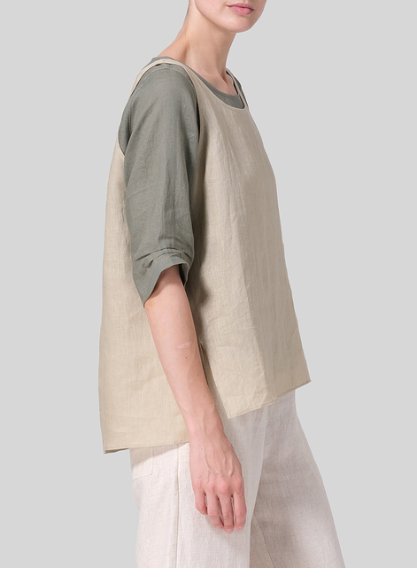 Linen Layered Top Set