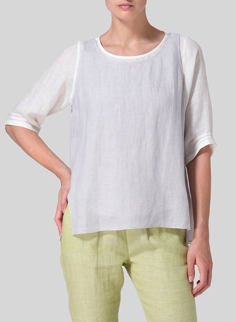 Linen Layered Top Set