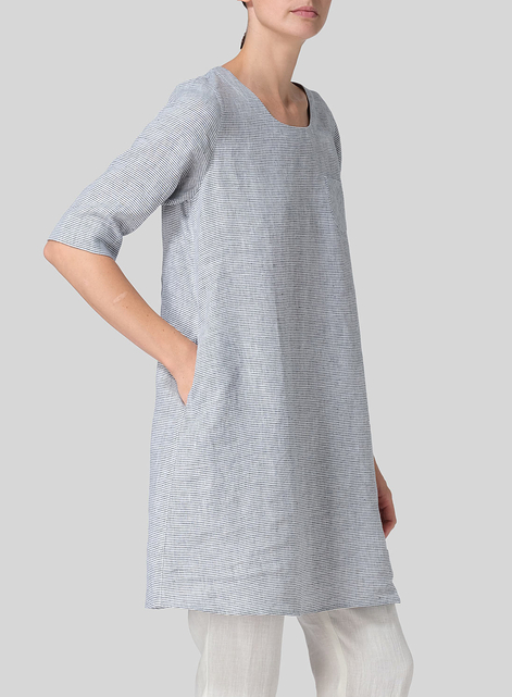 Linen A-shape Casual Top