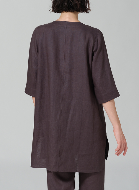 Linen Chest Pocket Tunic