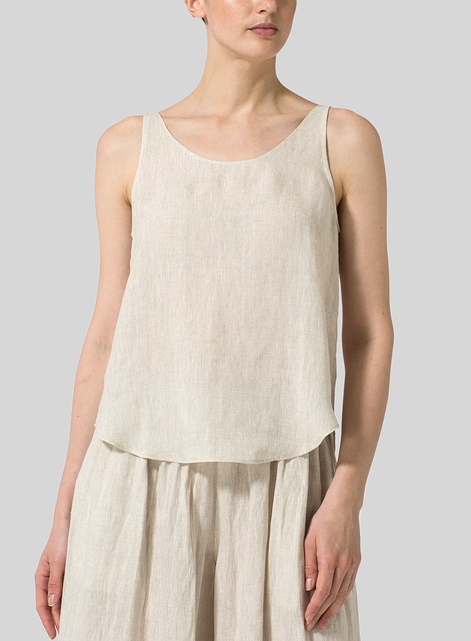 Linen Thin Strap Cami