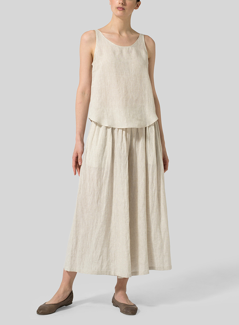 Linen Thin Strap Cami