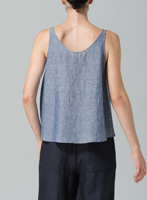 Linen Thin Strap Cami