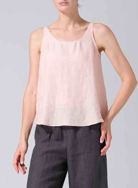 Linen Thin Strap Cami