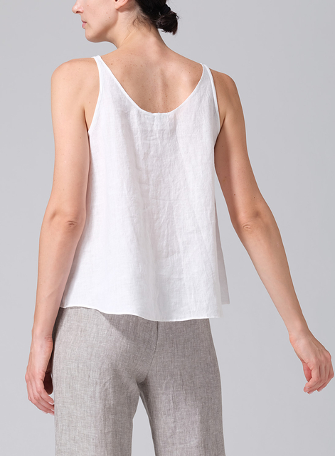 Linen Thin Strap Cami