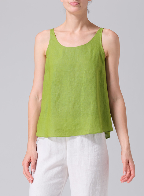 Linen Thin Strap Cami