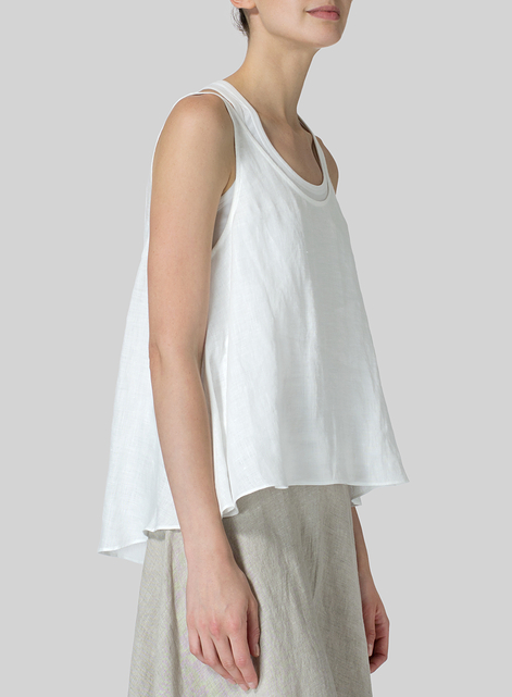 Linen Low Back Tank