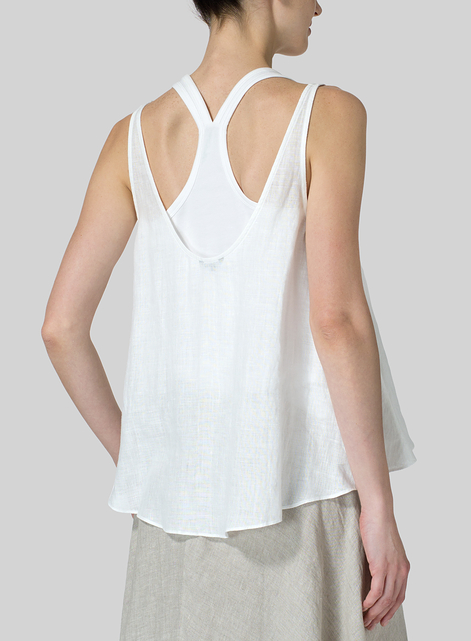 Linen Low Back Tank