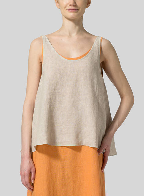 Linen Low Back Tank