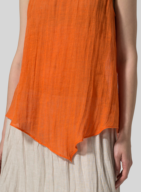 Lightweight linen Gauze Vest