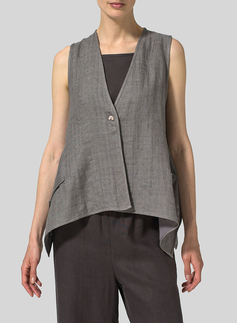 Linen Casual Vest