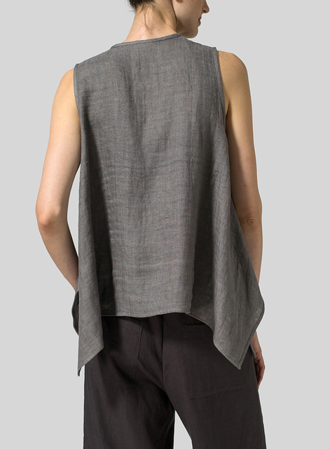 Linen Casual Vest