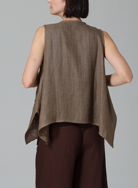 Linen Casual Vest