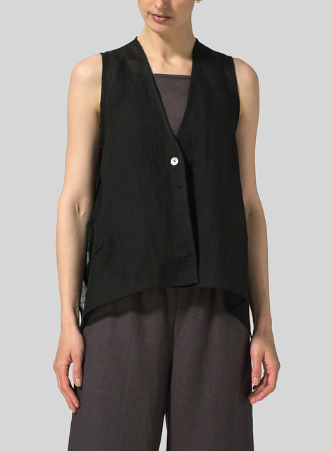 Gauze Linen Vest